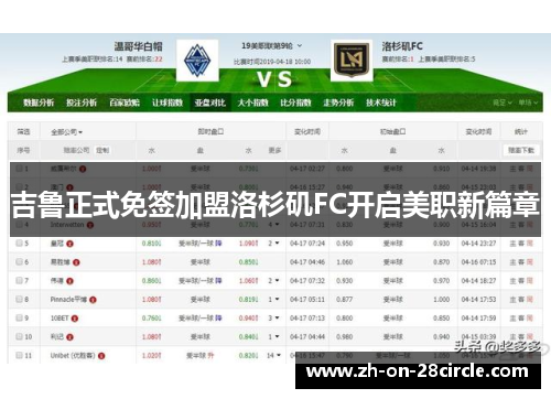 吉鲁正式免签加盟洛杉矶FC开启美职新篇章 吉鲁正式免签加盟洛杉矶FC开启美职新篇章